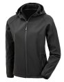 Dames Softshell Jas Recycled Result R911F-zwart